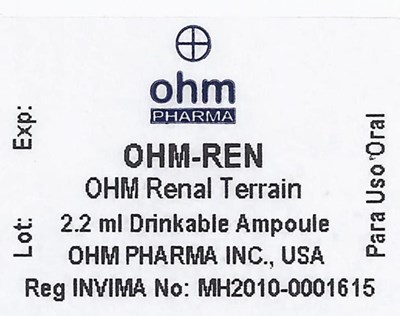 Ampoule Label (Ohm Ren Amp)